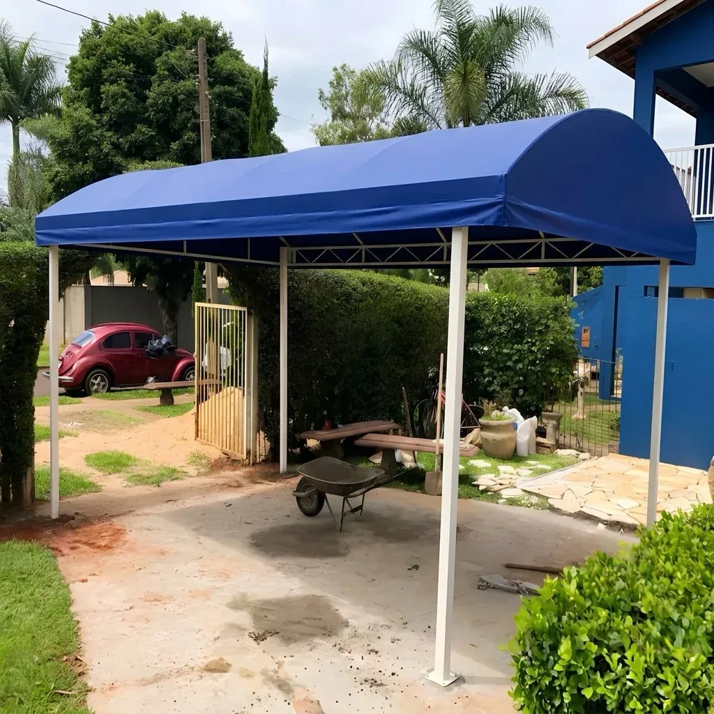 Cobertura de Lona em ambiente externo