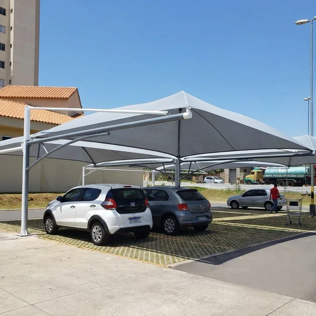 Cobertura de Sombrite em ambiente externo